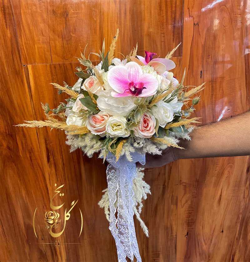دسته گل عروس مصنوعی لمسی خاص و جذاب