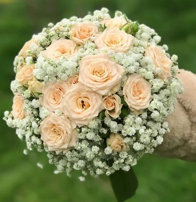  دسته گل عروس