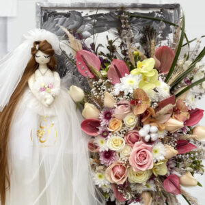 تابلو گل عروس کد 1404
